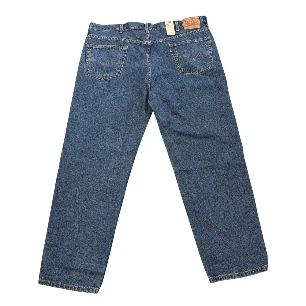 Levi’s 550 Relaxed Fit Jeans Mens 46x34 Blue Denim NWT Classic Straight Leg